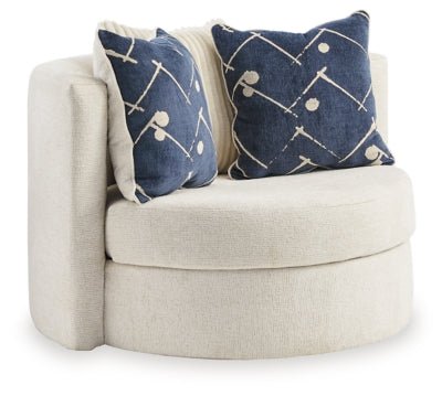 Padova Swivel Accent Chair - Beige Swivel Chair modern furniture Contempo Furniture