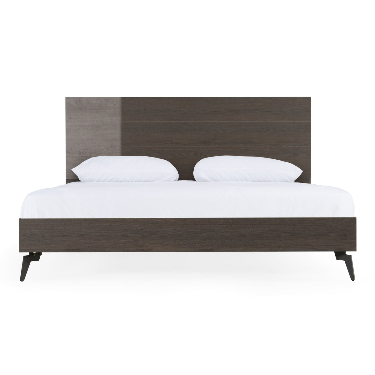 Palermo Italian Modern Faux Concrete & Grey Bed