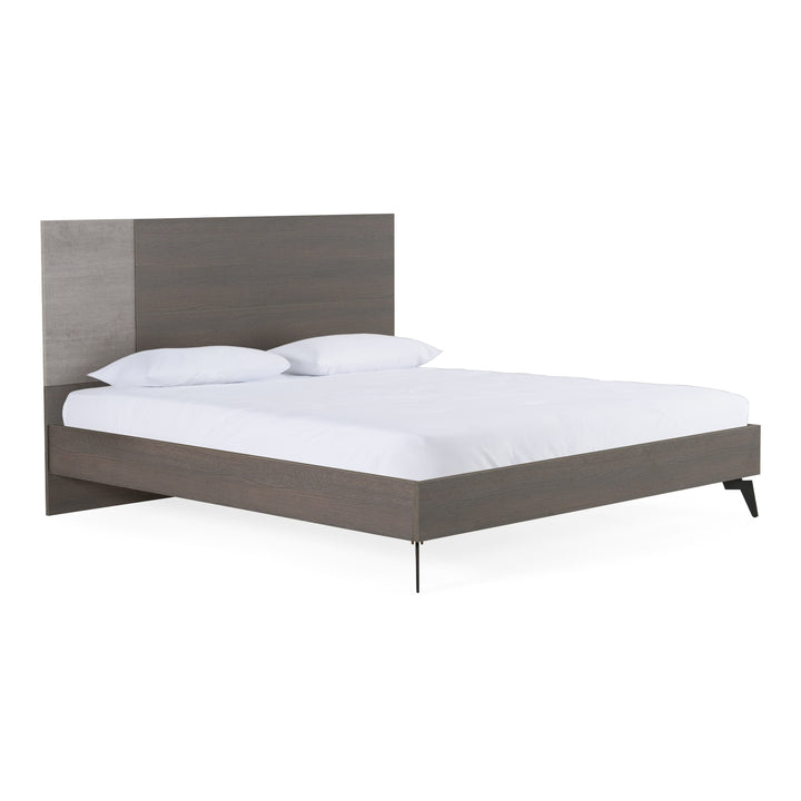 Palermo Italian Modern Faux Concrete &amp; Grey Bed