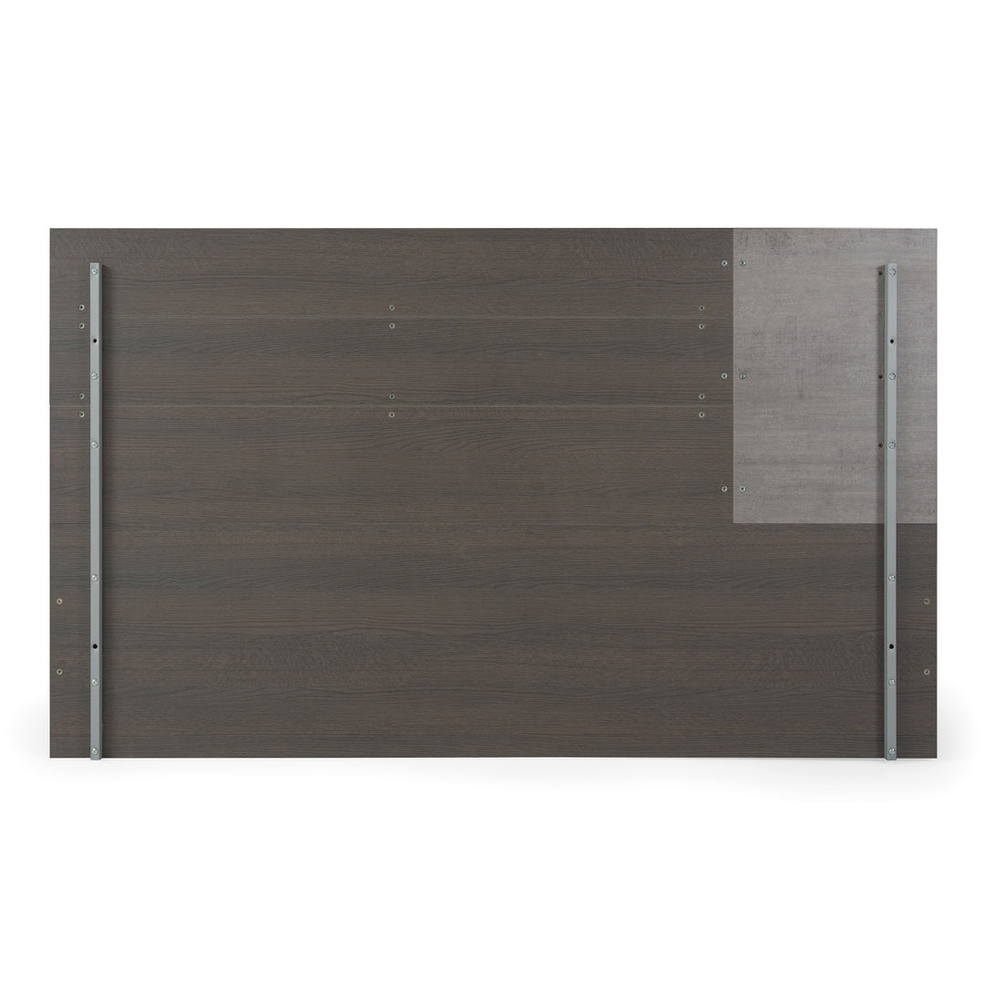 Palermo Italian Modern Faux Concrete & Grey Bed