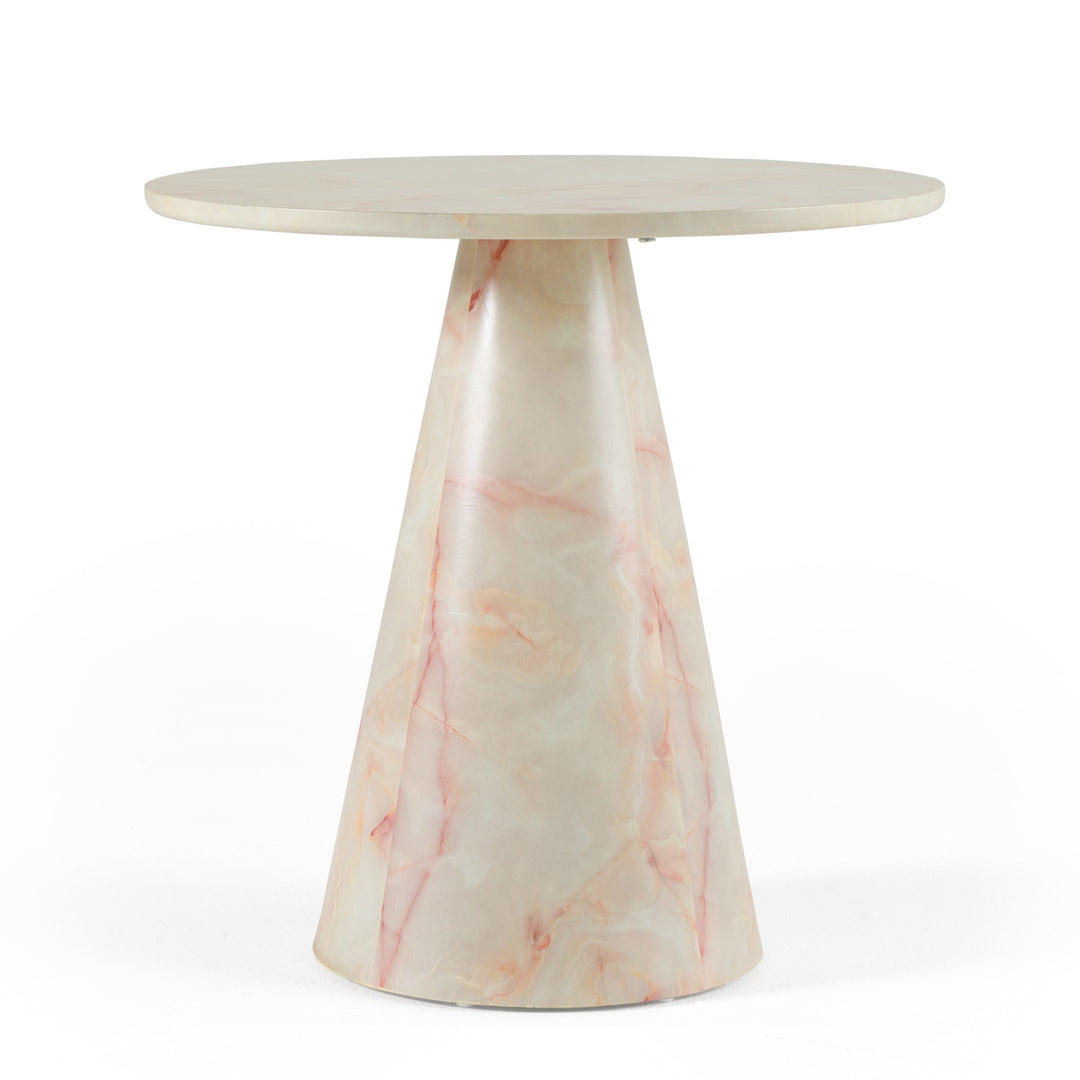 Pampa  Modern Faux Marble End Table