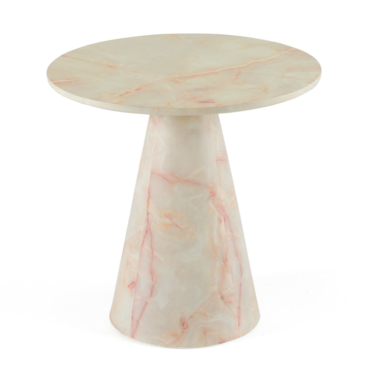 Pampa  Modern Faux Marble End Table