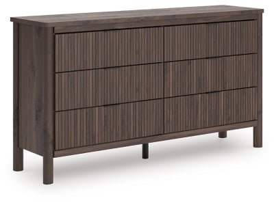 Pamytta Dresser - Dark Brown Dresser modern furniture Contempo Furniture