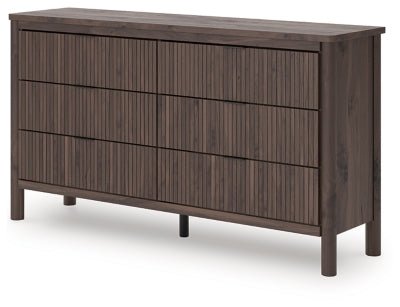 Pamytta Dresser - Dark Brown Dresser modern furniture Contempo Furniture