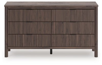 Pamytta Dresser - Dark Brown Dresser modern furniture Contempo Furniture