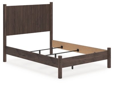 Pamytta Full Panel Bed - Dark Brown Panel Bed modern furniture Contempo Furniture