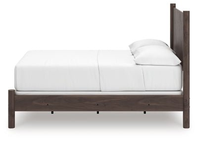 Pamytta Full Panel Bed - Dark Brown Panel Bed modern furniture Contempo Furniture