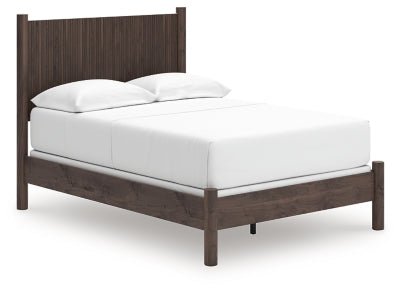 Pamytta Full Panel Bed - Dark Brown Panel Bed modern furniture Contempo Furniture