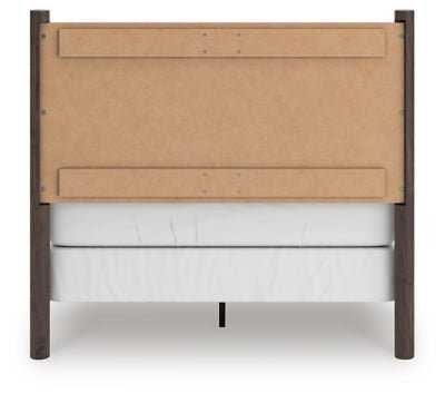 Pamytta Full Panel Bed - Dark Brown Panel Bed modern furniture Contempo Furniture
