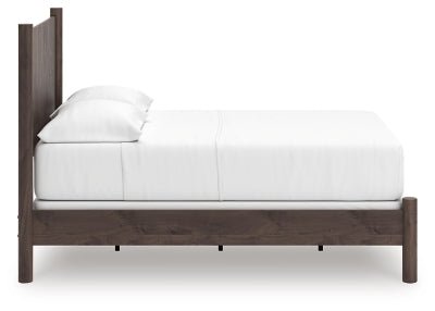 Pamytta Full Panel Bed - Dark Brown Panel Bed modern furniture Contempo Furniture