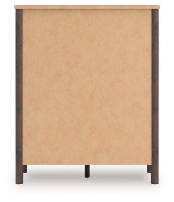 Pamytta Wide Chest of Drawers - Dark Brown Accent Chest modern furniture Contempo Furniture