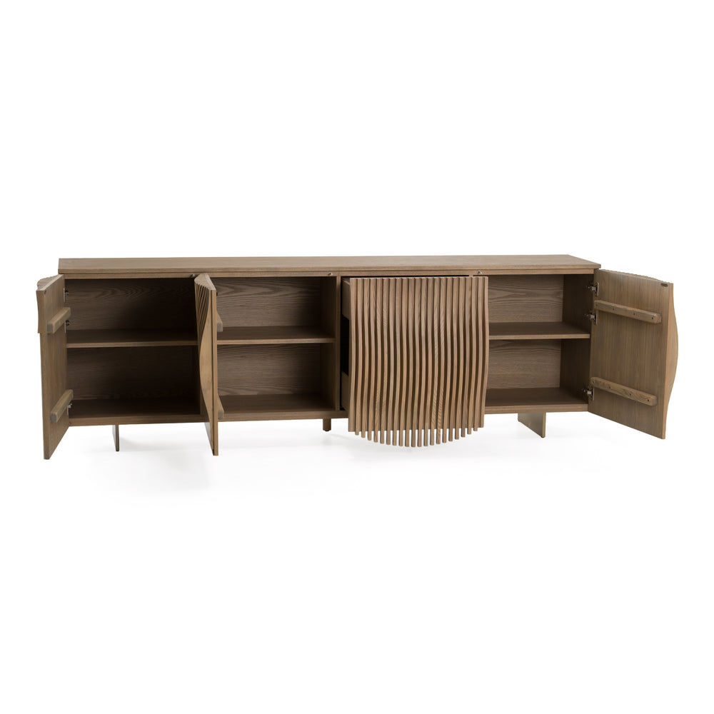 Pangea - Modern Taupe + Buckwheat Ash Buffet - View 5