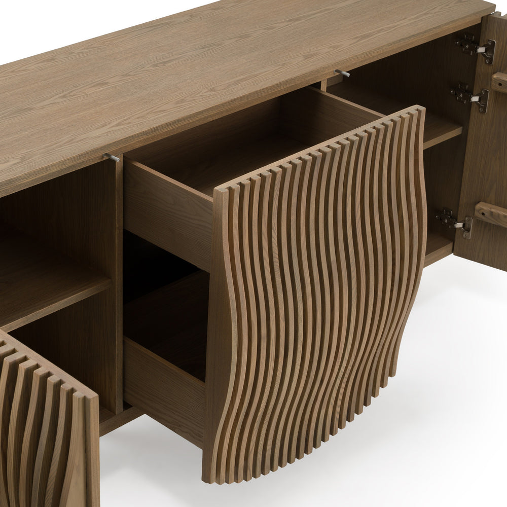 Pangea - Modern Taupe + Buckwheat Ash Buffet - View 6