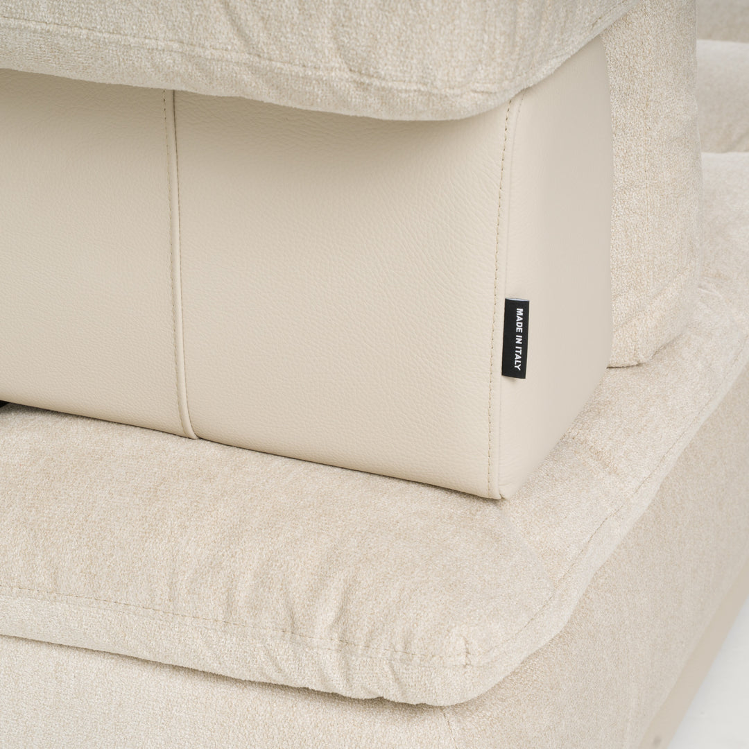 Panorama - Italian Modern Beige Fabric Modular Sectional Sofa