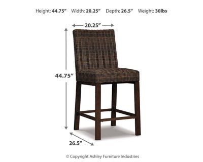 Paradise Trail Bar Stool (Set of 2) - Light Brown Stool Set modern furniture Contempo Furniture
