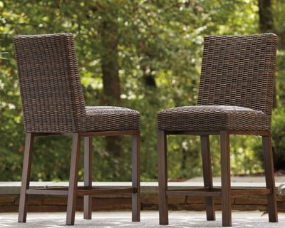 Paradise Trail Bar Stool (Set of 2) - Light Brown Stool Set modern furniture Contempo Furniture