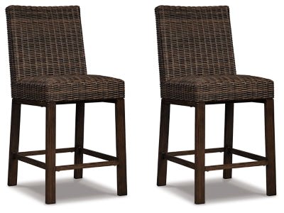 Paradise Trail Bar Stool (Set of 2) - Light Brown Stool Set modern furniture Contempo Furniture