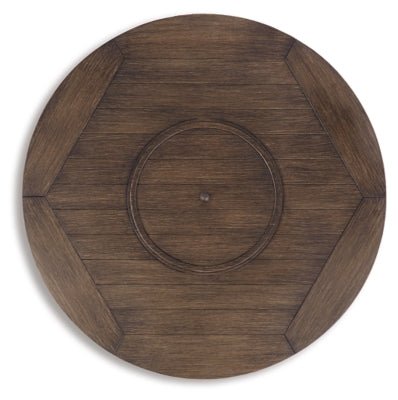 Paradise Trail Fire Pit Table - Light Brown Fire Pits modern furniture Contempo Furniture