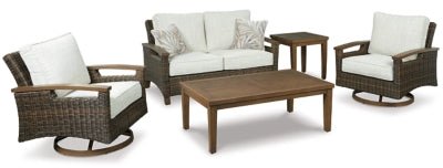 Paradise Trail Loveseat with Cushion - Light Brown Loveseat modern furniture Contempo Furniture