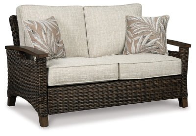 Paradise Trail Loveseat with Cushion - Light Brown Loveseat modern furniture Contempo Furniture