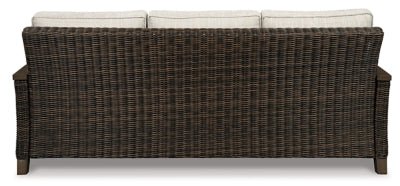Paradise Trail Sofa with Cushion - Light Brown Outdoor Seating modern furniture Contempo Furniture
