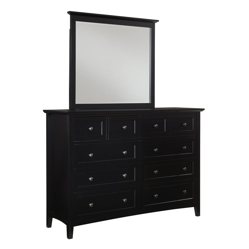 Paragon Eight Drawer Dresser in Black Dresser modern furniture Contempo Furniture