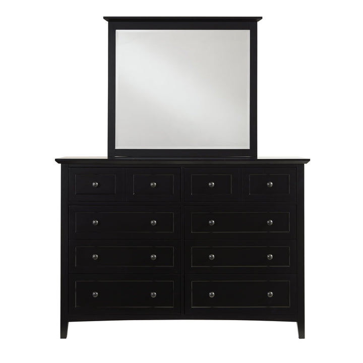 Paragon Eight Drawer Dresser in Black Dresser modern furniture Contempo Furniture