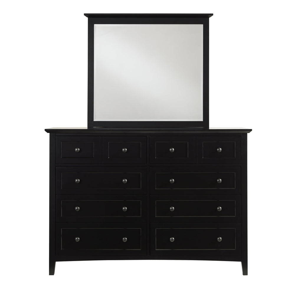 Paragon Eight Drawer Dresser in Black Dresser modern furniture Contempo Furniture