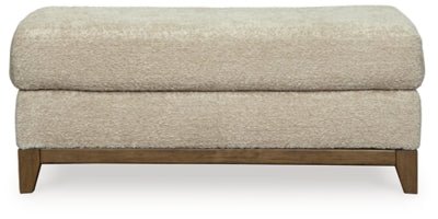 Parklynn Ottoman - Beige Upholstered Ottoman modern furniture Contempo Furniture