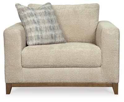 Parklynn Oversized Chair - Beige Arm Chair modern furniture Contempo Furniture