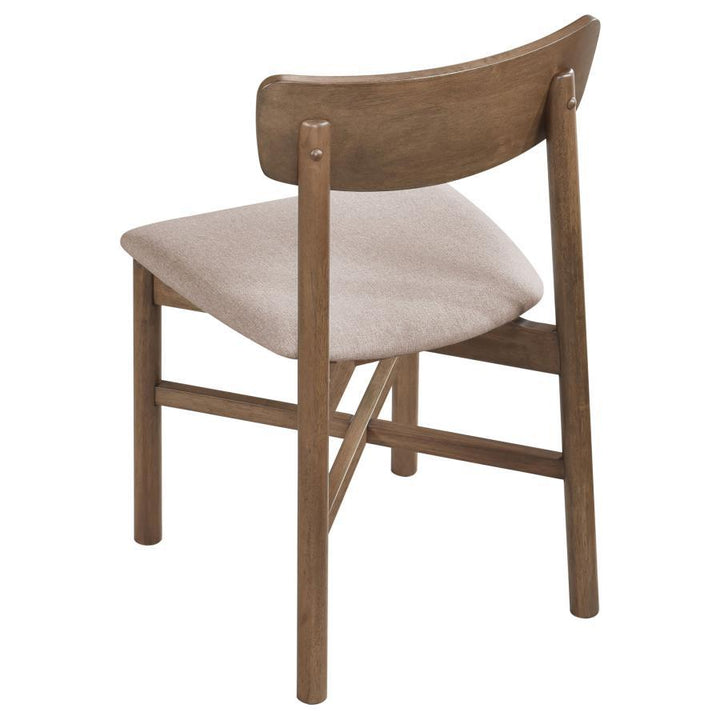 Parkridge - Dining Side Chair (Set of 2) - Natural Walnut Chair Set modern furniture Contempo Furniture