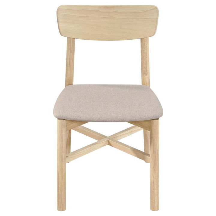 Parkridge - Dining Side Chair (Set of 2) - White Washed Chair Set modern furniture Contempo Furniture