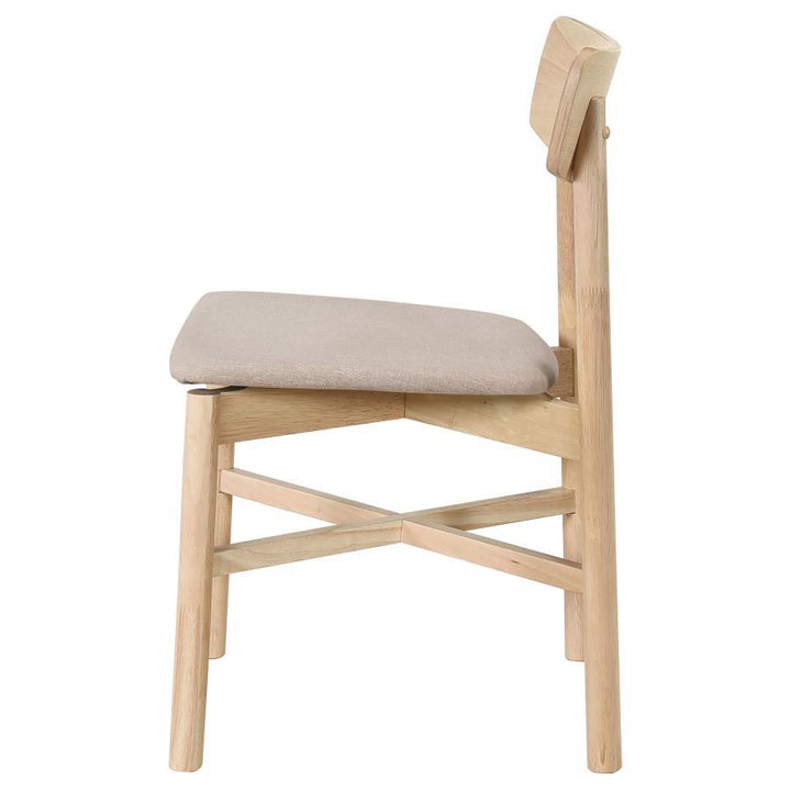 Parkridge - Dining Side Chair (Set of 2) - White Washed Chair Set modern furniture Contempo Furniture
