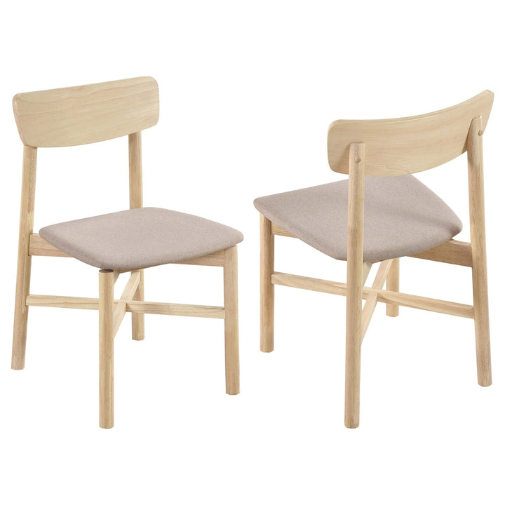 Parkridge - Dining Side Chair (Set of 2) - White Washed Chair Set modern furniture Contempo Furniture