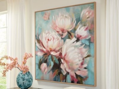 Parryville Wall Art - Pink Canvas Art modern furniture Contempo Furniture