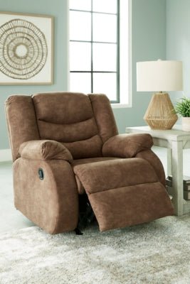 Partymate Recliner - Light Brown Rocker Chair modern furniture Contempo Furniture