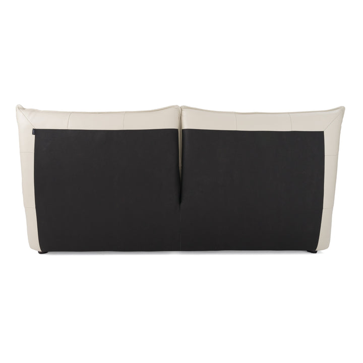 Patrick - Modern Light Grey Leather Bed