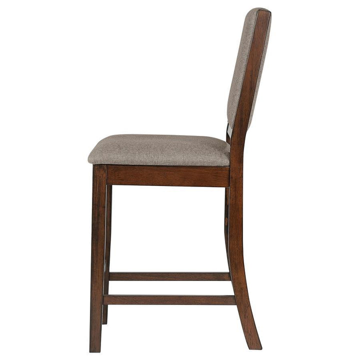 Patterson - Upholstered Counter Chair (Set of 2) - Mango Oak Stool Set modern furniture Contempo Furniture