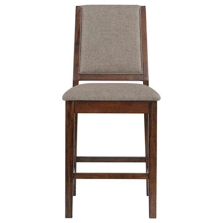 Patterson - Upholstered Counter Chair (Set of 2) - Mango Oak Stool Set modern furniture Contempo Furniture