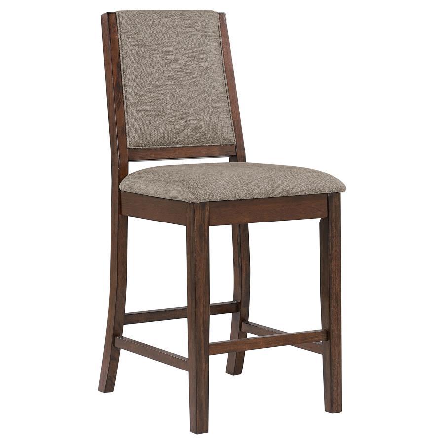 Patterson - Upholstered Counter Chair (Set of 2) - Mango Oak Stool Set modern furniture Contempo Furniture