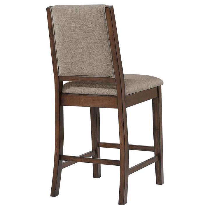 Patterson - Upholstered Counter Chair (Set of 2) - Mango Oak Stool Set modern furniture Contempo Furniture