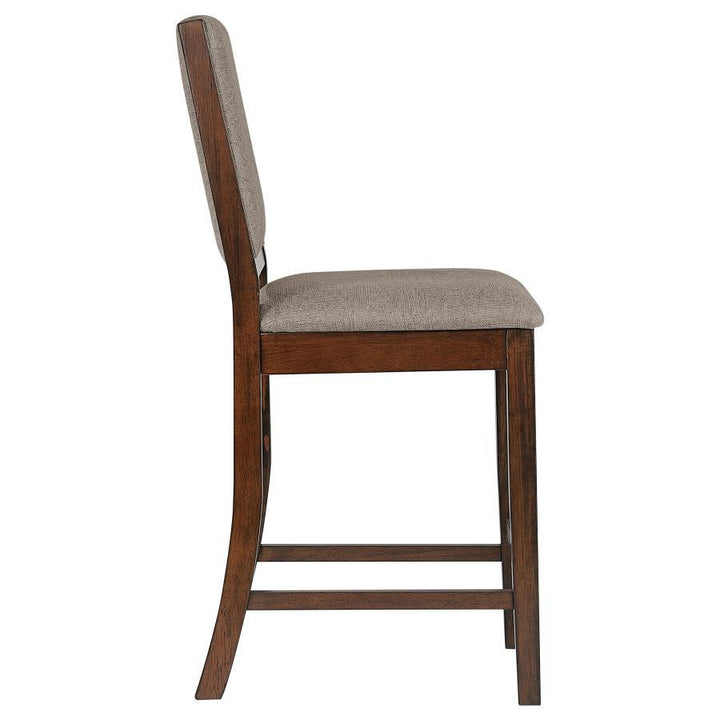 Patterson - Upholstered Counter Chair (Set of 2) - Mango Oak Stool Set modern furniture Contempo Furniture