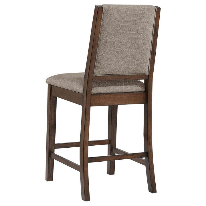 Patterson - Upholstered Counter Chair (Set of 2) - Mango Oak Stool Set modern furniture Contempo Furniture