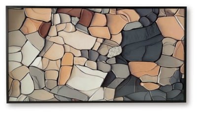 Patteworth Wall Art - Dark Gray Framed Prints modern furniture Contempo Furniture