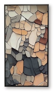 Patteworth Wall Art - Dark Gray Framed Prints modern furniture Contempo Furniture