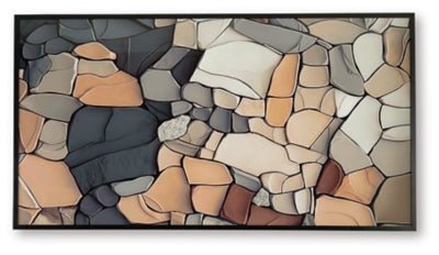 Patteworth Wall Art - Dark Gray Framed Prints modern furniture Contempo Furniture