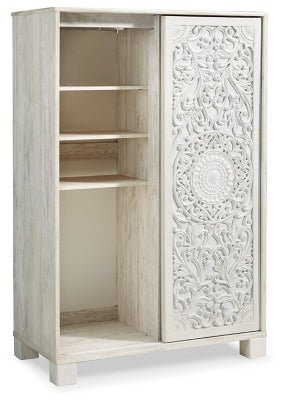 Paxberry Dressing Chest - White Accent Chest modern furniture Contempo Furniture