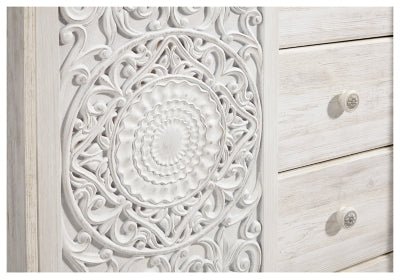 Paxberry Dressing Chest - White Accent Chest modern furniture Contempo Furniture