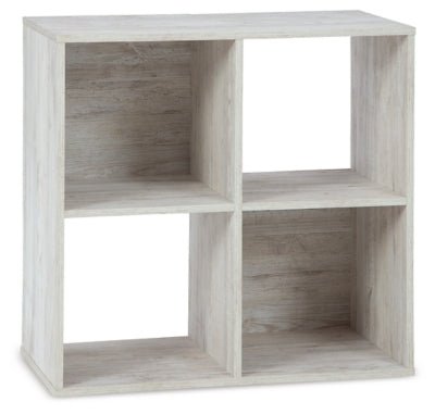 Paxberry Four Cube Organizer - White Cube Organizers modern furniture Contempo Furniture