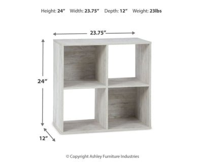 Paxberry Four Cube Organizer - White Cube Organizers modern furniture Contempo Furniture